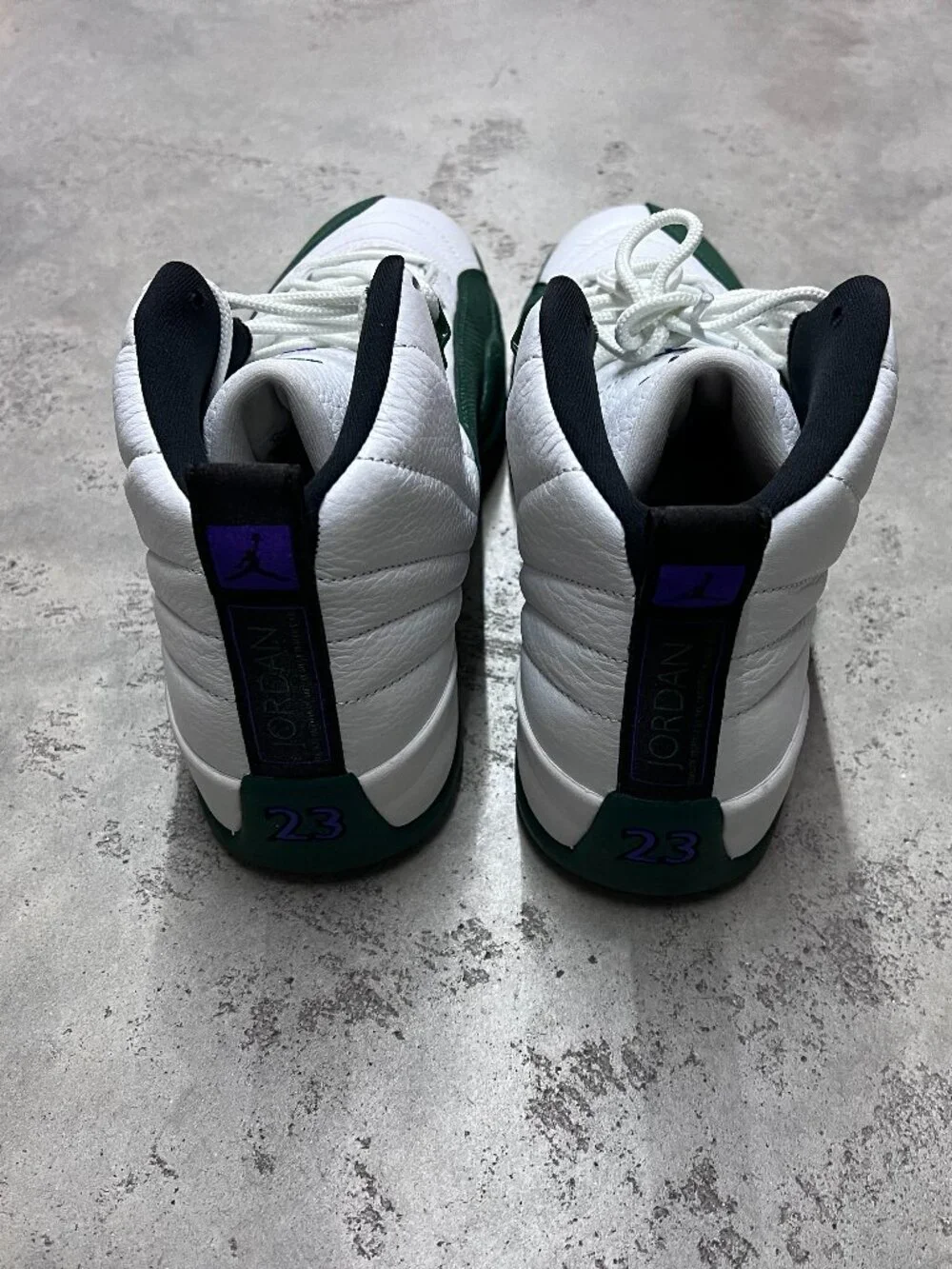 Air Jordan 12 Retro Bucks Summit White Gorge Green Men's CT8013 103 - New